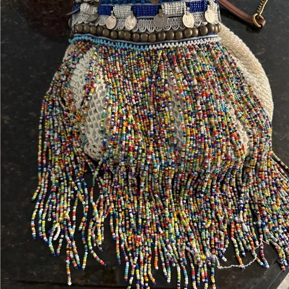 Elliot Mann Multicolor Beaded Women's Bag - Picture 4 of 4